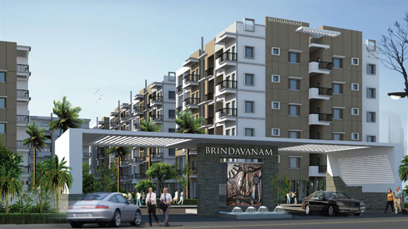 Front view of Brindavanam |Surakshaa Builders